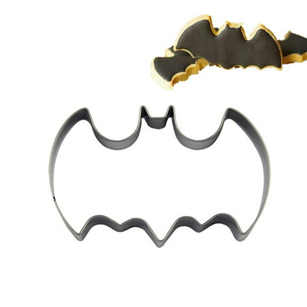 Pastry Fondant Cutter Stainless Steel Set of 2 Batman Cookie Cutter